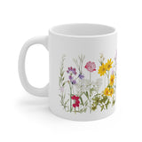 Ceramic Coffee Mug,  Beautiful Wildflowers